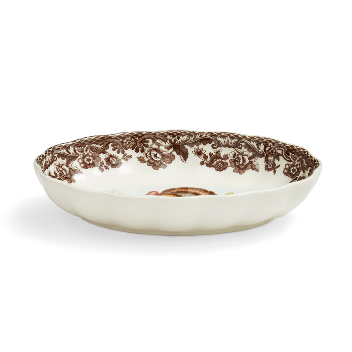 TURKEY OVAL FLUTED DISH