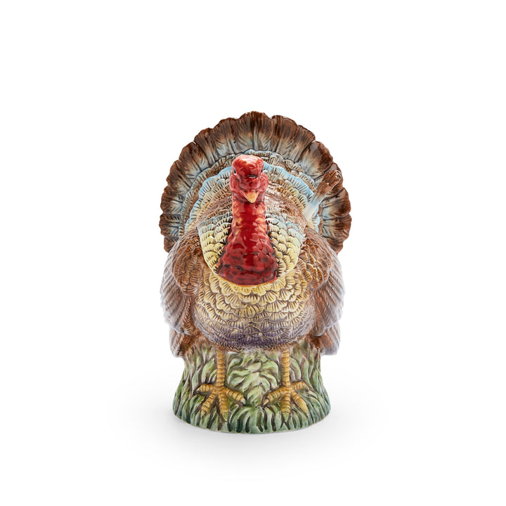 TURKEY GRAVY BOAT & LADLE