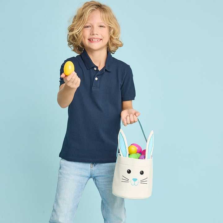 BLUE BUNNY EASTER BASKET