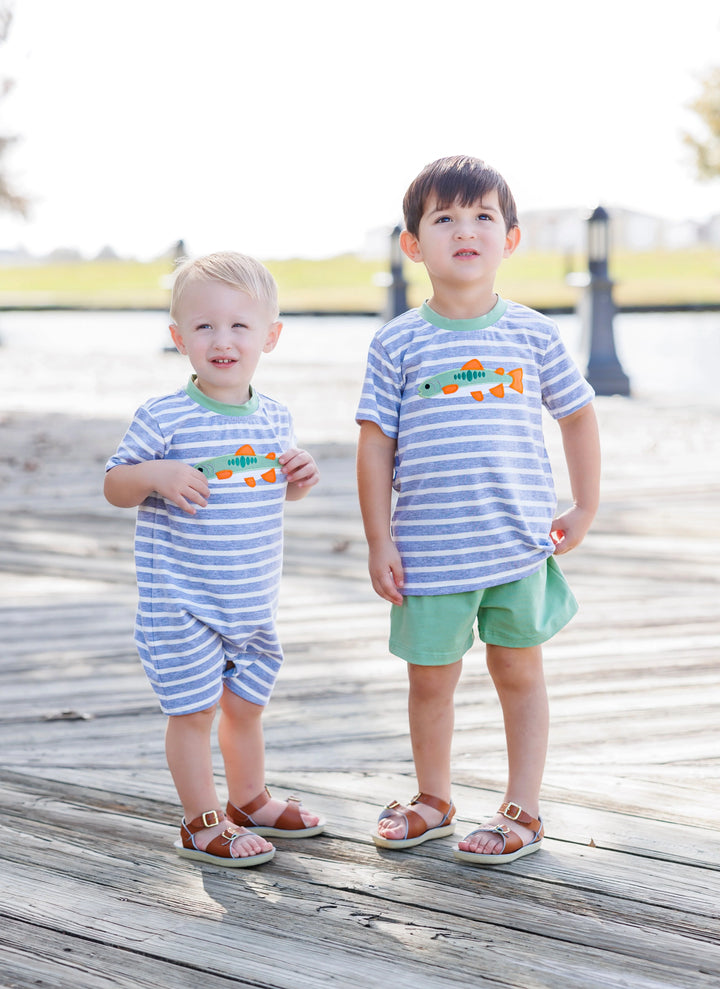 GONE FISHING ROMPER