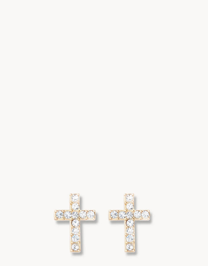 HAVE FAITH/CROSS SEA LA VIE EARRINGS