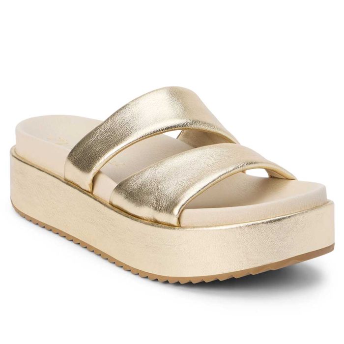 BLAINE GOLD PLATFORM SANDAL
