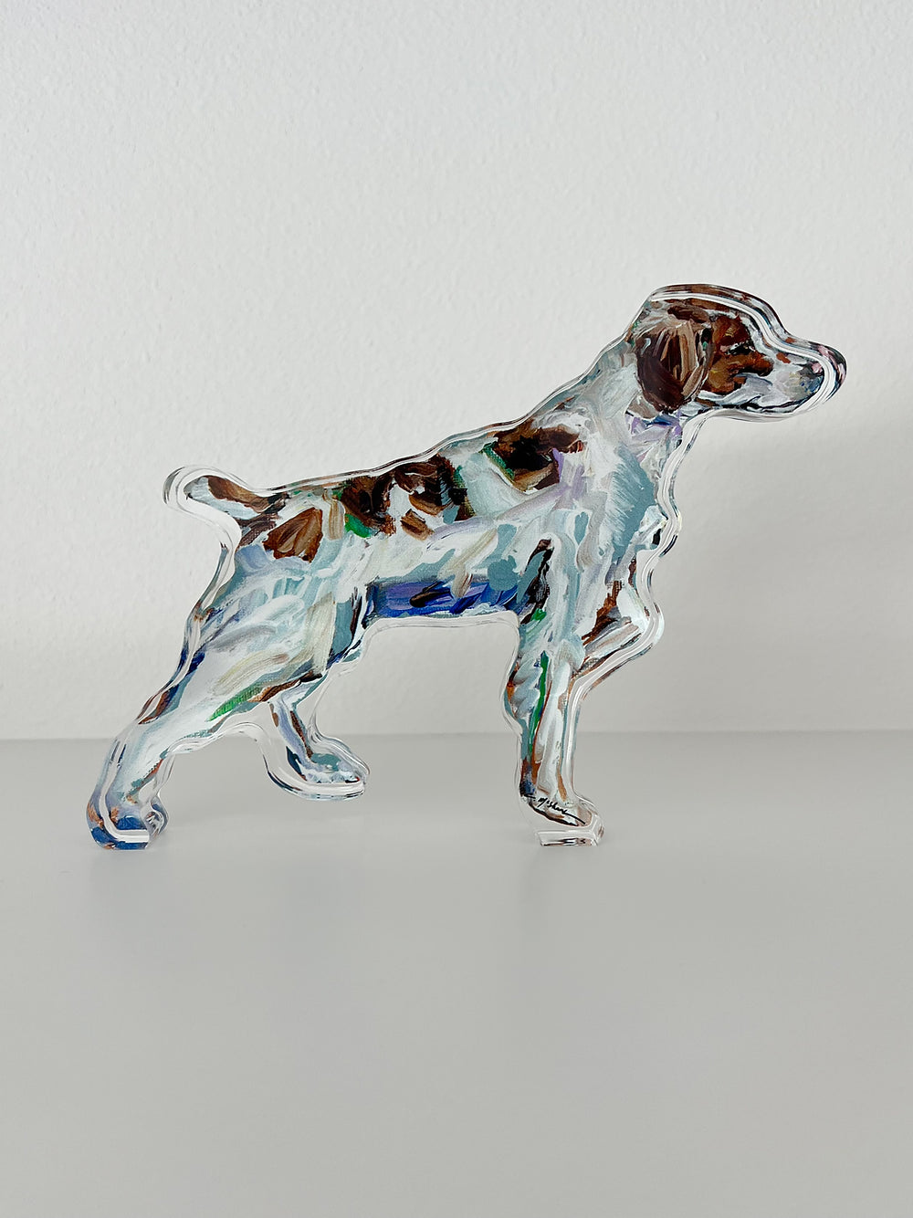 BRITTANY SPANIEL ACRYLIC BLOCK