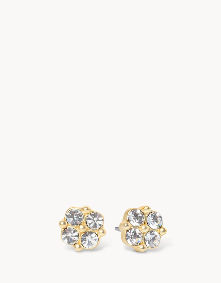 BLESSED/CRYSTAL CLOVER SEA LA VIE EARRINGS