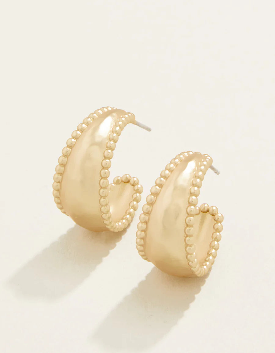 MILLIE HOOP EARRINGS GOLD