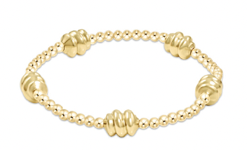 ADMIRE GOLD 3MM GOLD BEAD BRACELET