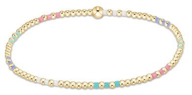 HOPE JOY PATTERN 2MM BEAD BRACELET - HOT MESS 2025