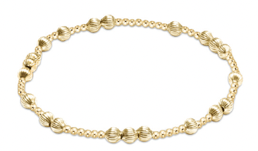 HOPE UNWRITTEN DIGNITY 4MM GOLD BEAD BRACELET