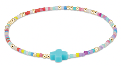 HOPE UNWRITTEN SIGNATURE CROSS BRACELET - HOT MESS