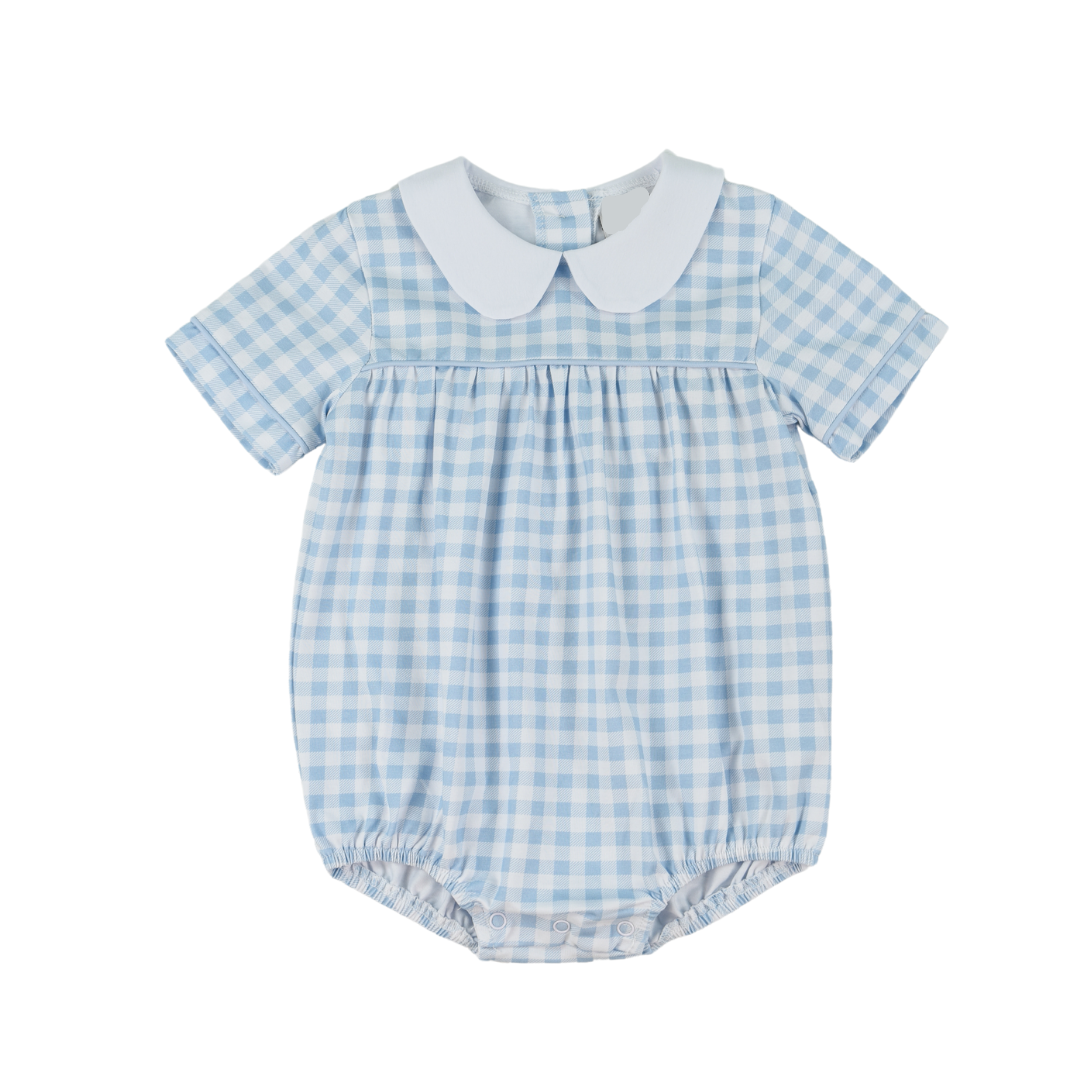 GINGHAM BLUE CHANNING CLASSIC BUBBLE