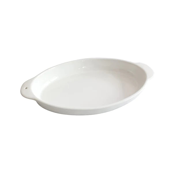 NORA FLEMING PINSTRIPES OVAL BAKER