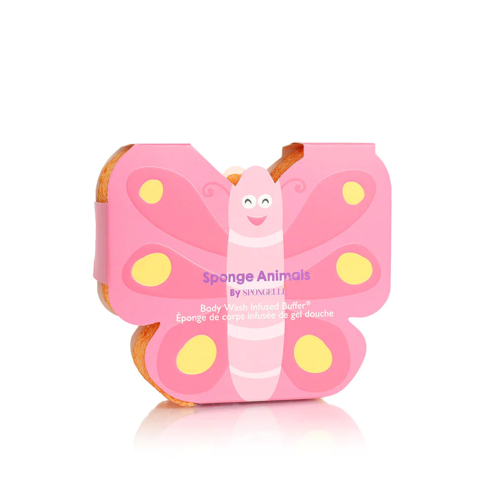 KIDS ANIMAL SPONGE - BUTTERFLY