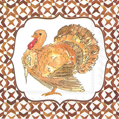 TURKEY COCKTAIL NAPKIN