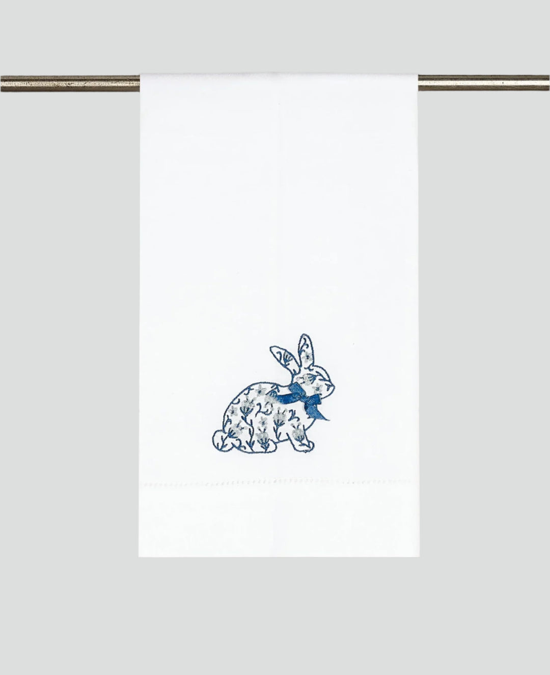 CHINOISERIE EASTER BUNNY GUEST TOWEL