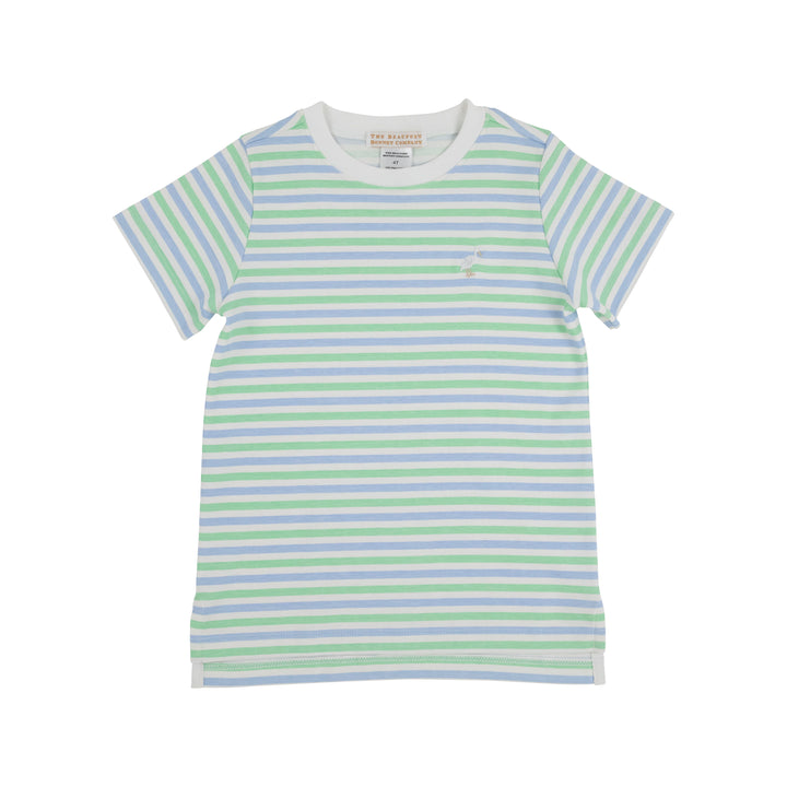 BEALE ST. BLUE KENNEDY CRUISE STRIPE CARTER CREWNECK