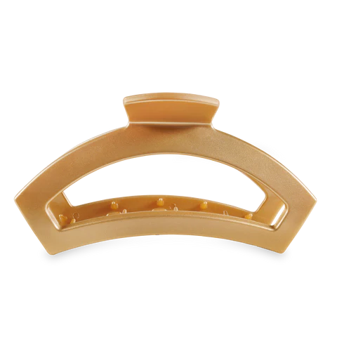 TELETIES LARGE OPEN HAIR CLIP CHAMPAGNE TOAST