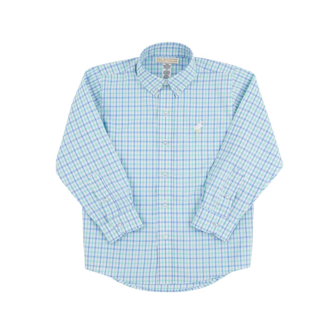 SUNRISE BLVD BLUE DEAN'S LIST DRESS SHIRT
