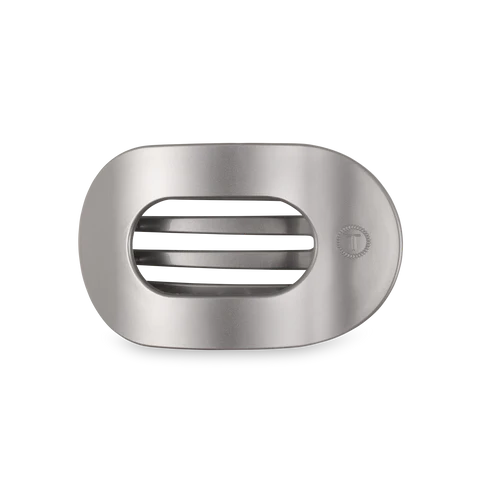 TELETIES MEDIUM FLAT ROUND HAIR CLIP DISCO DAYDREAM