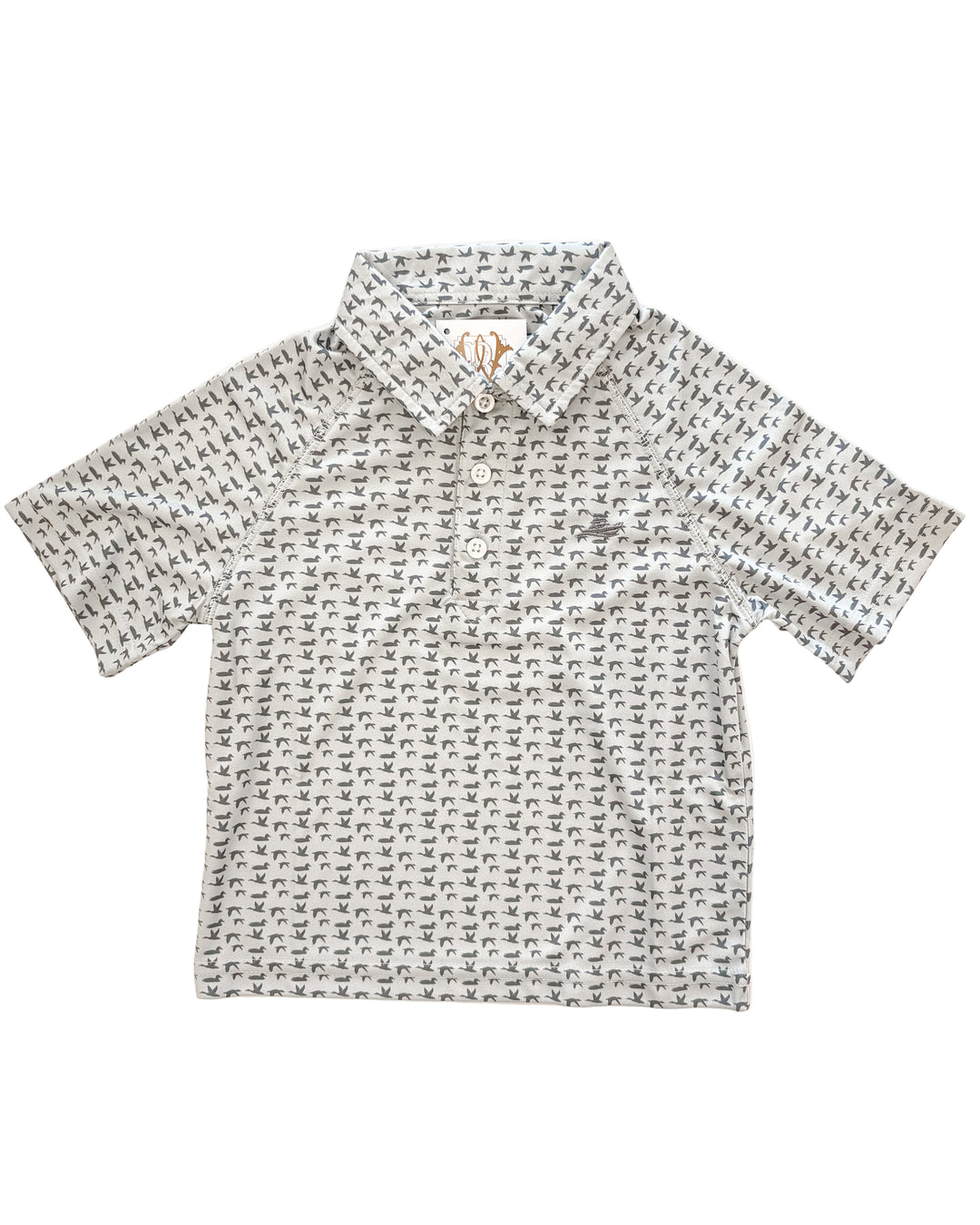 Duck Hunting Boys Polo – Classic Southern Style Polo with Embroidered Mallard Duck | Walker Boutique