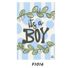 IT'S A BOY GARDEN FLAG