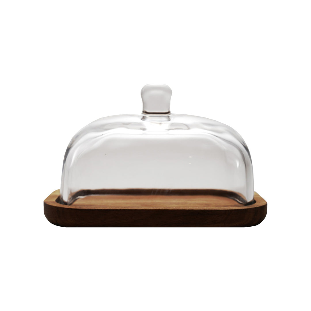 LIDDED BUTTER DISH