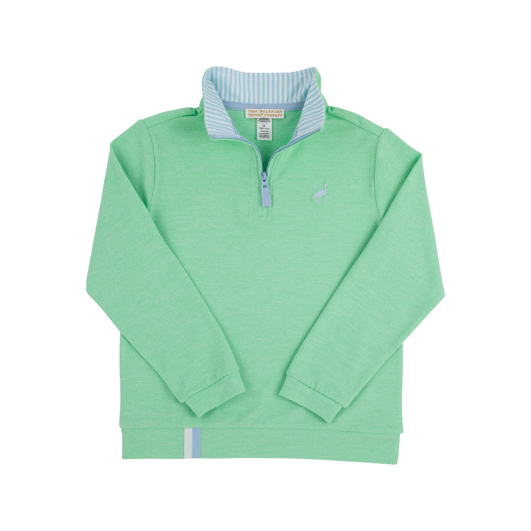GRACE BAY GREEN PREPLETIC HAYWORD HALF ZIP PULLOVER