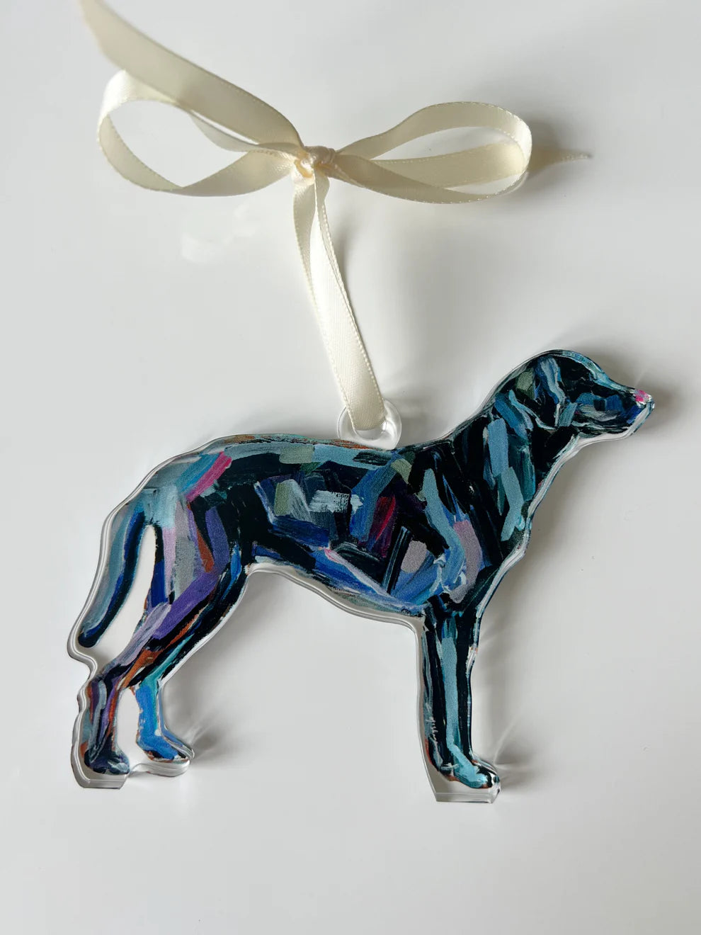 BLACK LAB ACRYLIC ORNAMENT