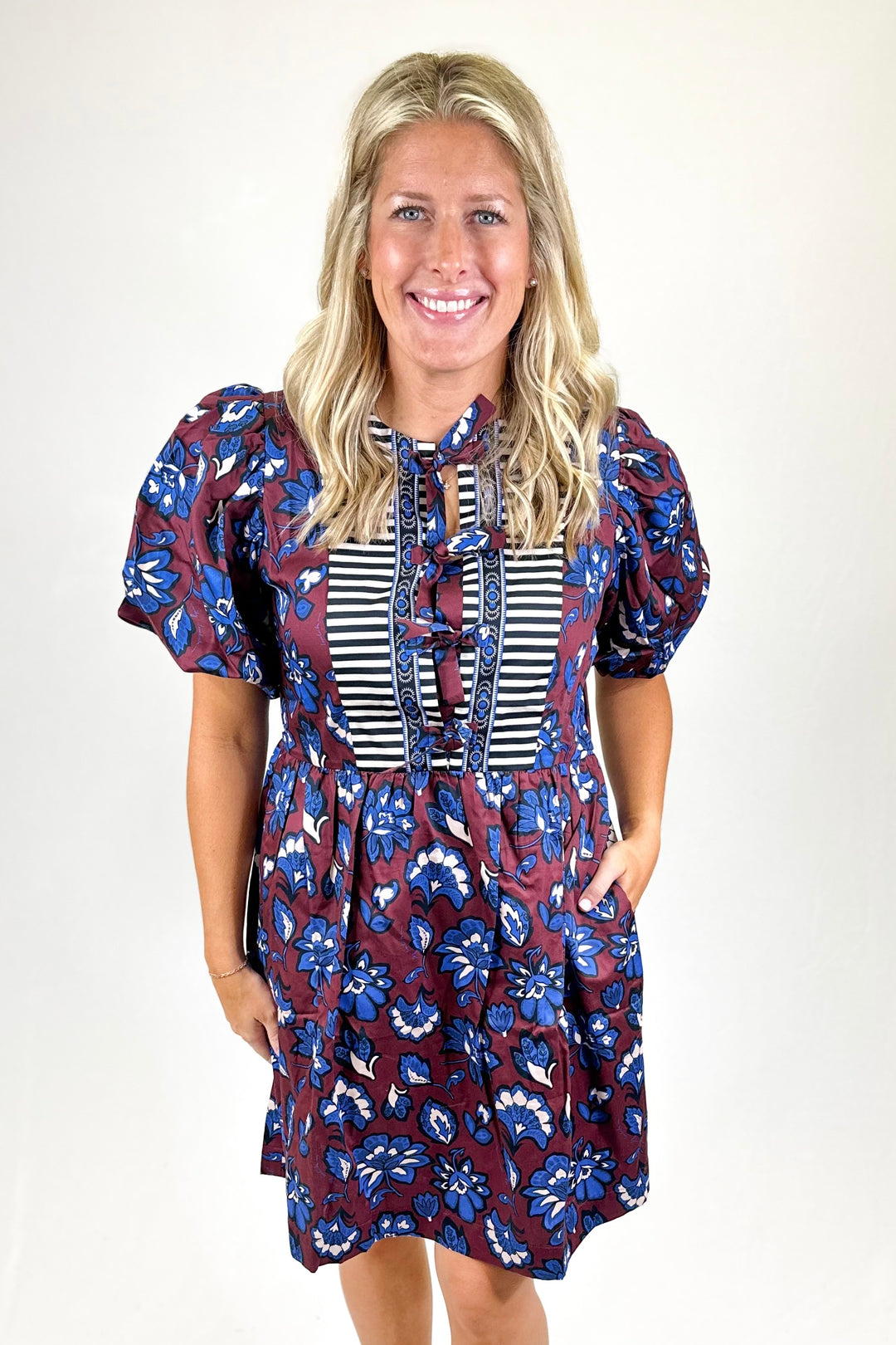 EMILY LOVELOCK: SERENA DRESS | TANNY PORT