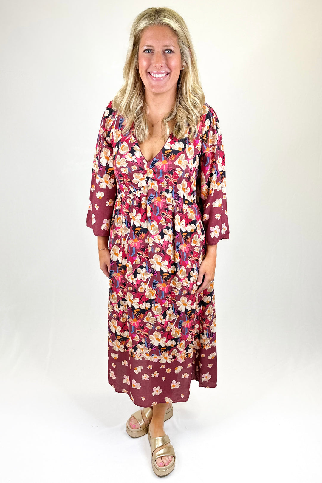 EMILY LOVELOCK: KRIS DRESS | TANNY PORT