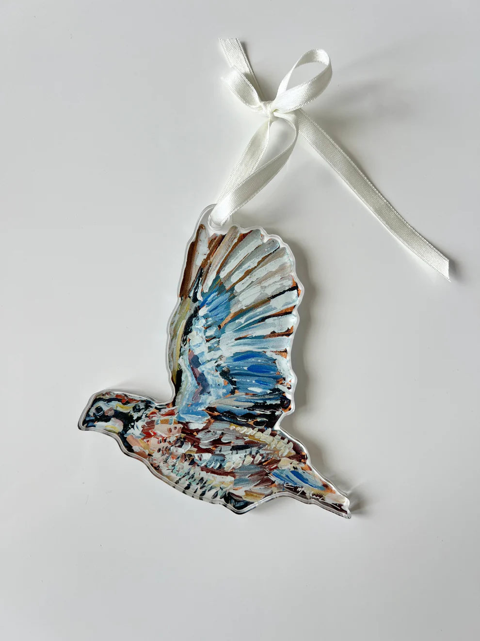 QUAINT QUAIL ACRYLIC ORNAMENT