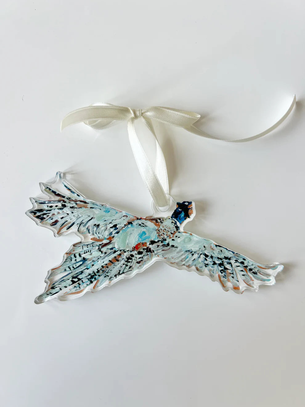 PHEASANT ACRYLIC ORNAMENT