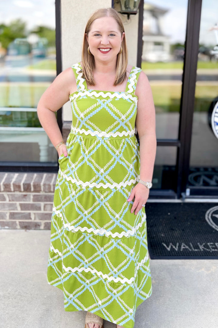 SPARTINA: TILLEY DRESS | ENCLAVE RIC RAC PLAID