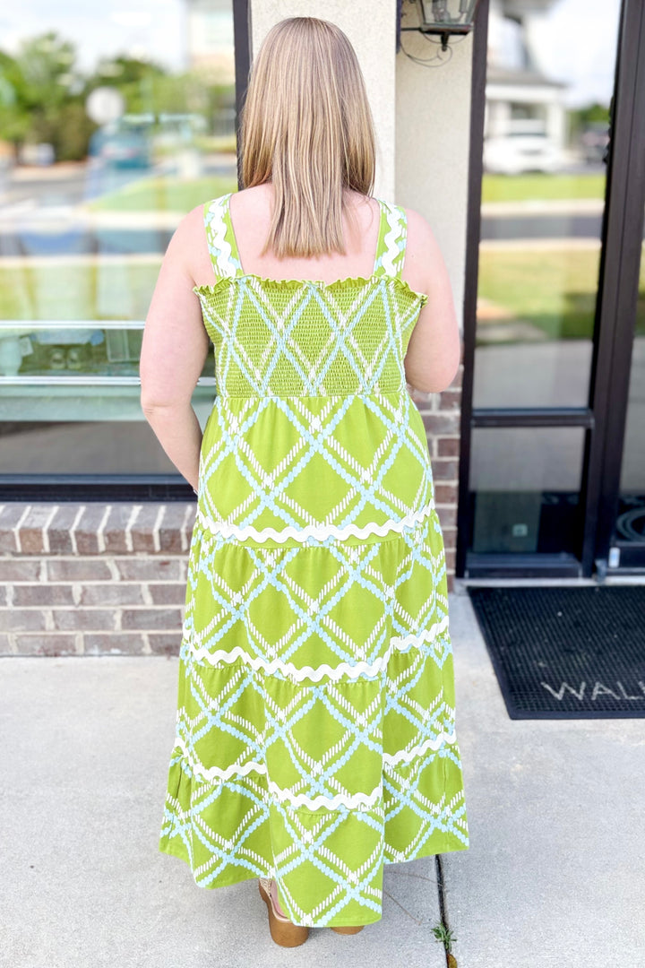 SPARTINA: TILLEY DRESS | ENCLAVE RIC RAC PLAID