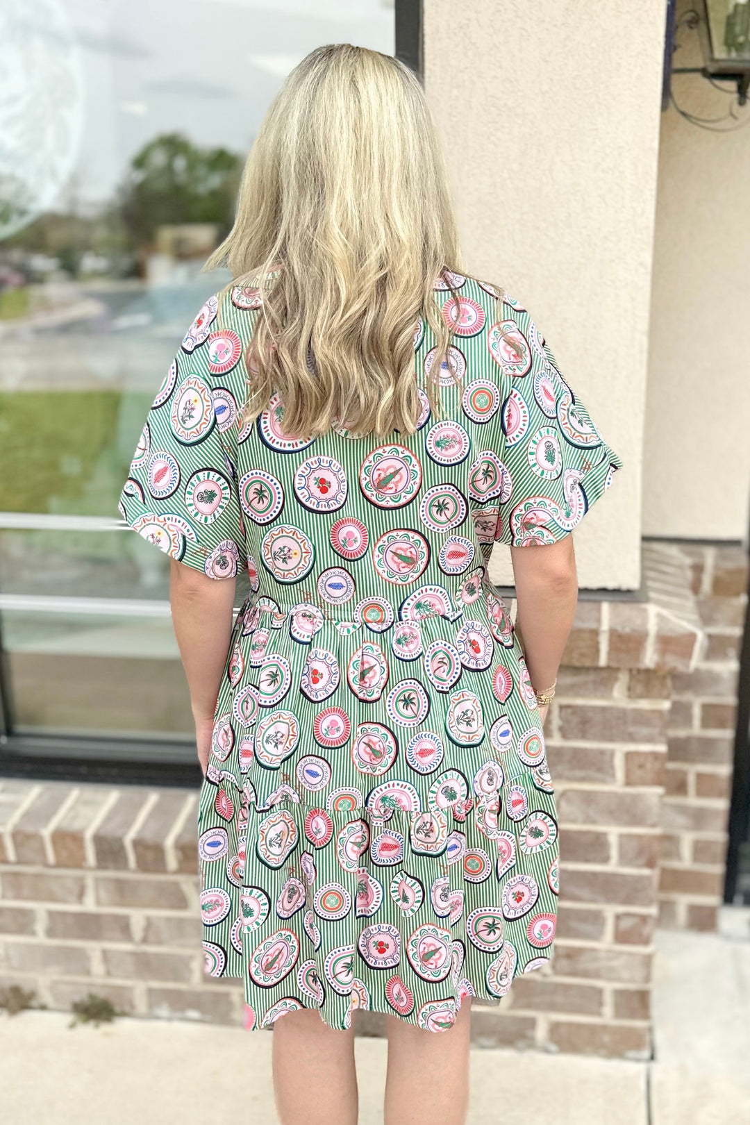 EMILY LOVELOCK: GREEN ALLY DRESS
