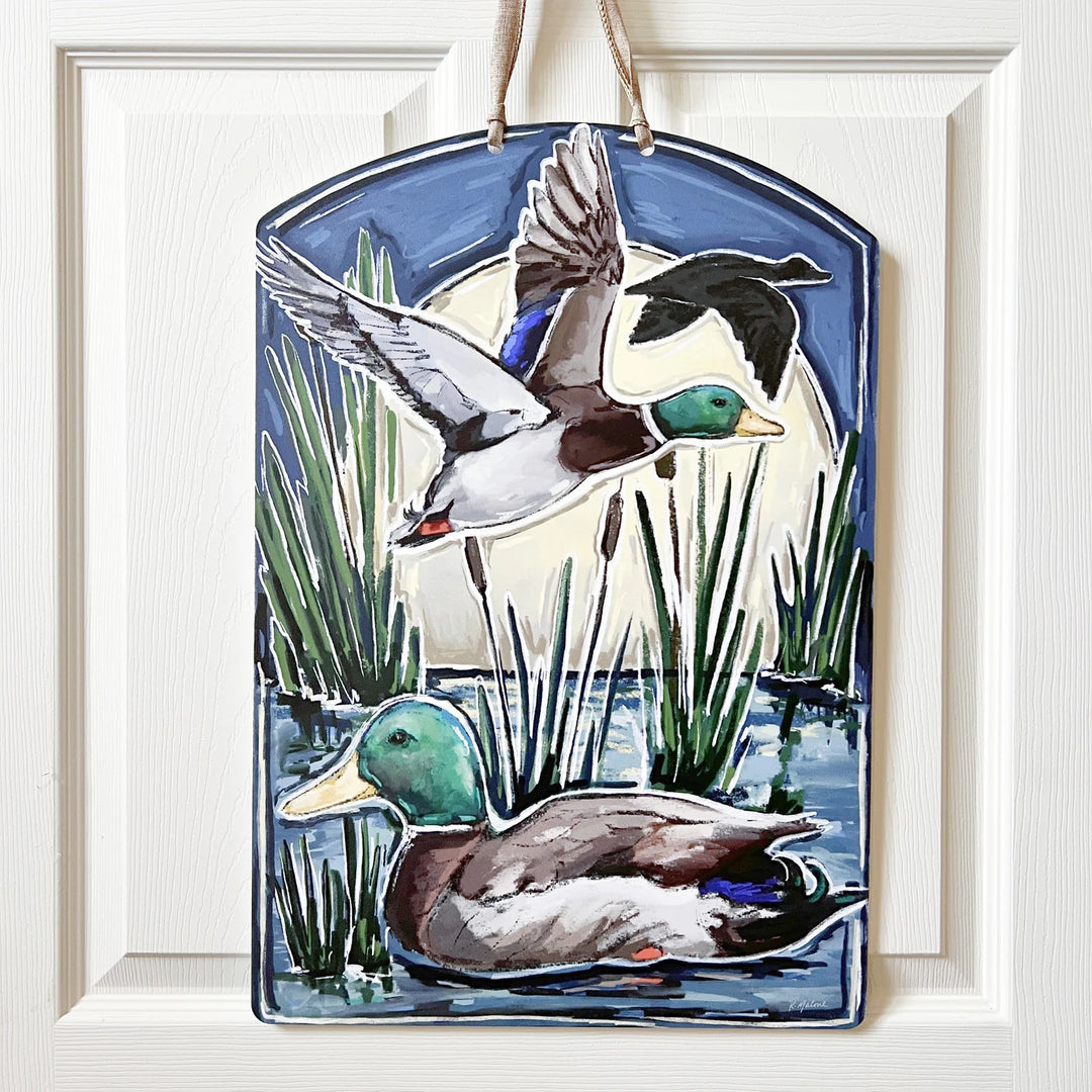 MALLARD DUCKS DOOR HANGER