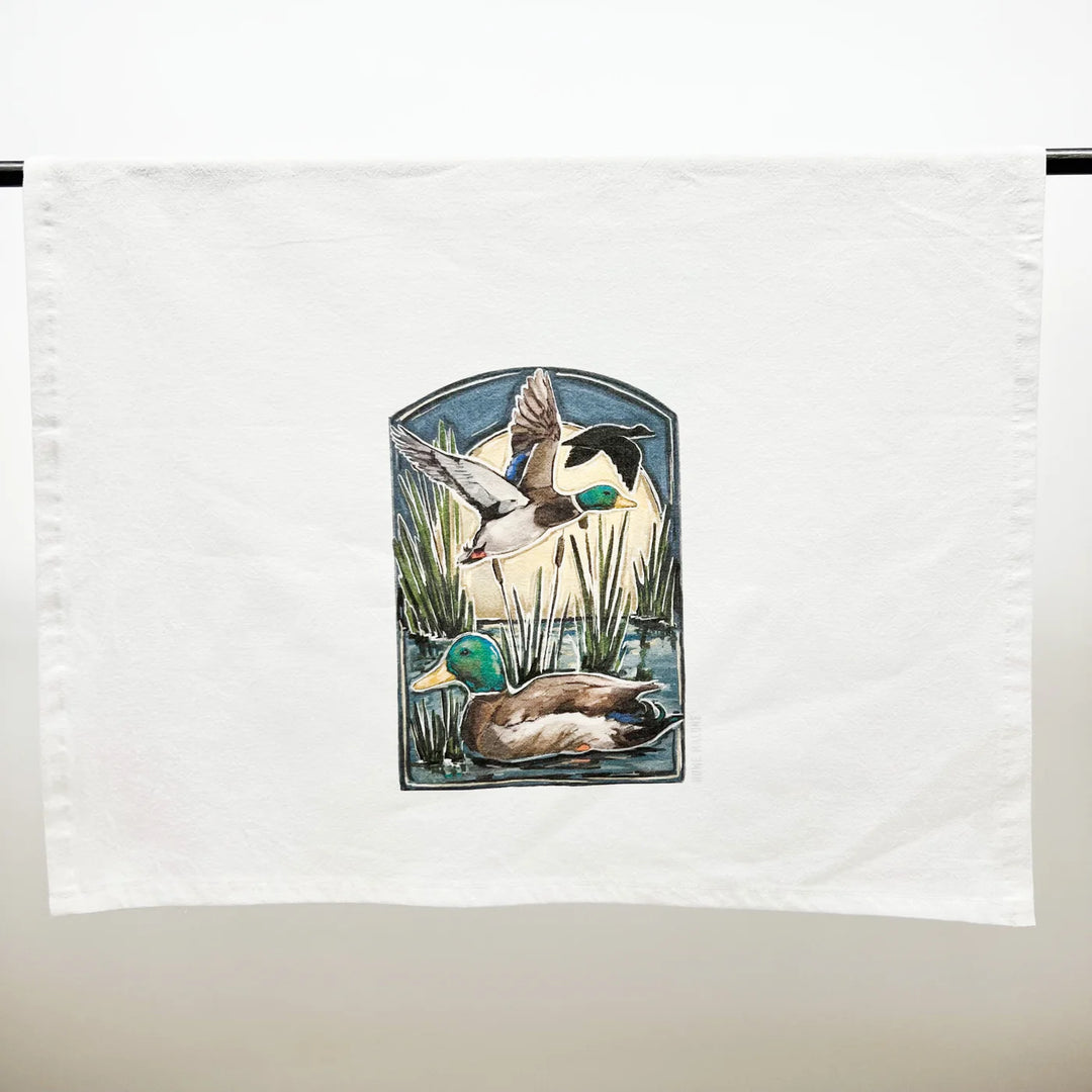 MALLARD DUCKS TEA TOWEL