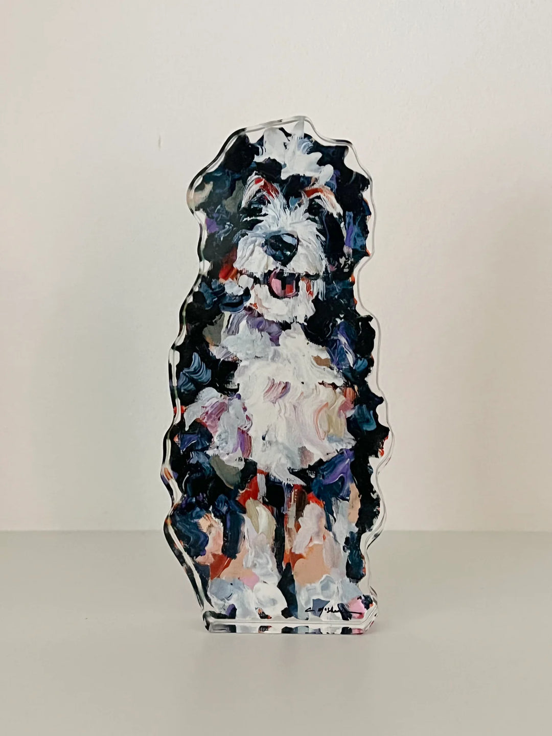 BERNEDOODLE ACRYLIC BLOCK