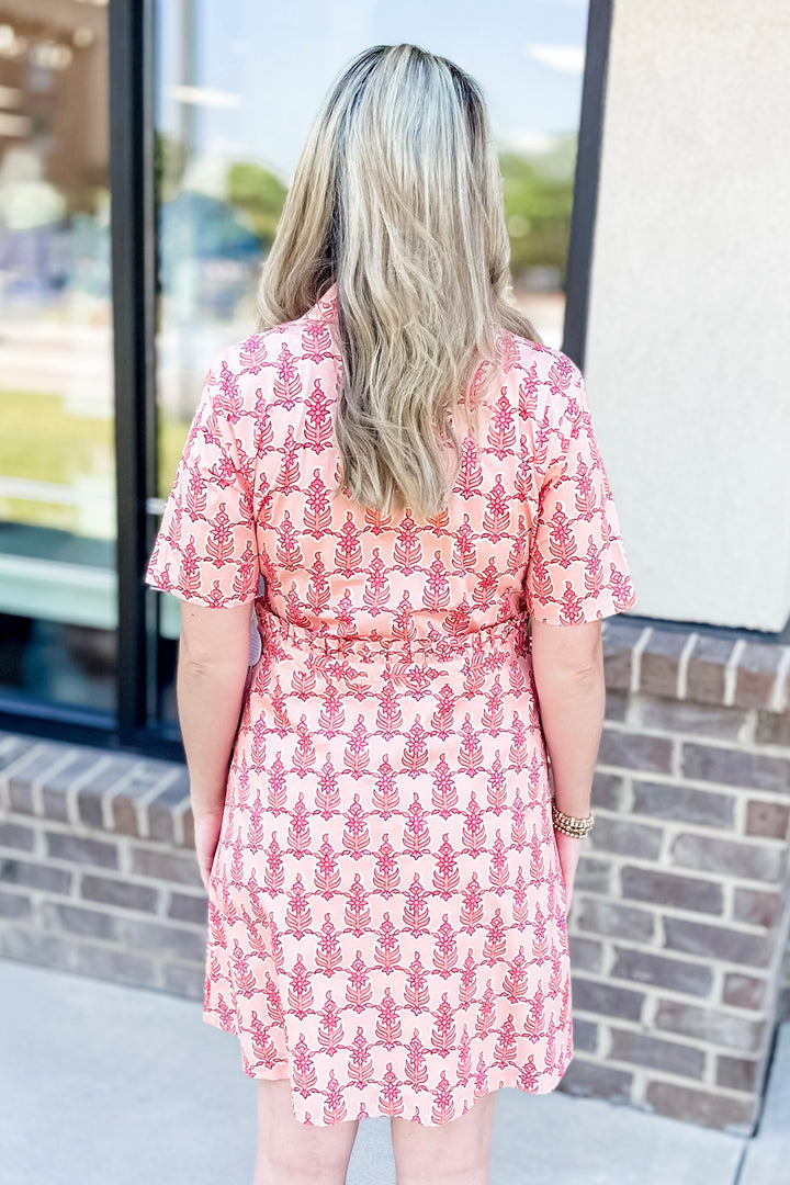 SPARTINA: CALLAWASSIE BLOOMS RIVER SHIRT DRESS