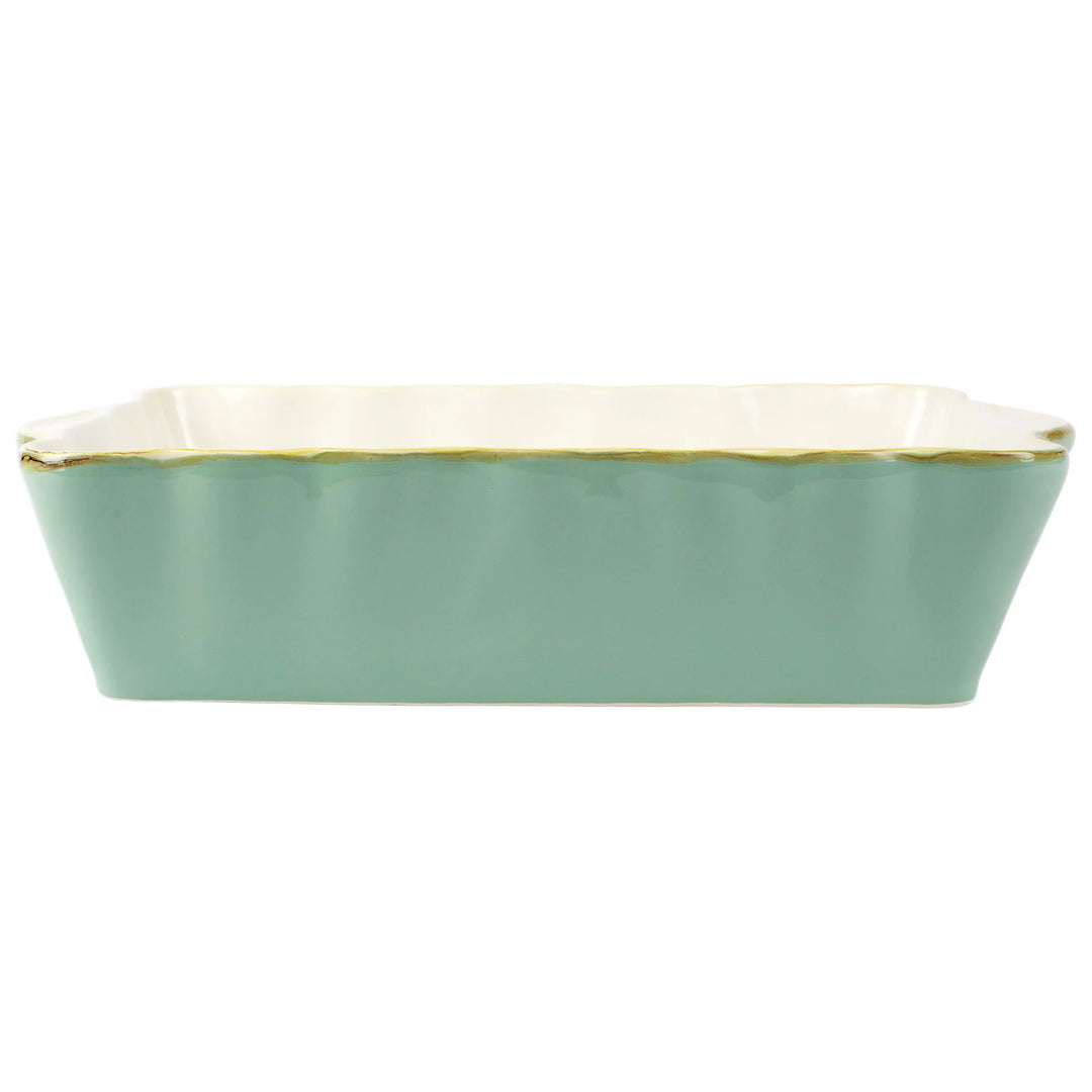 AQUA RECTANGULAR ITALIAN BAKER