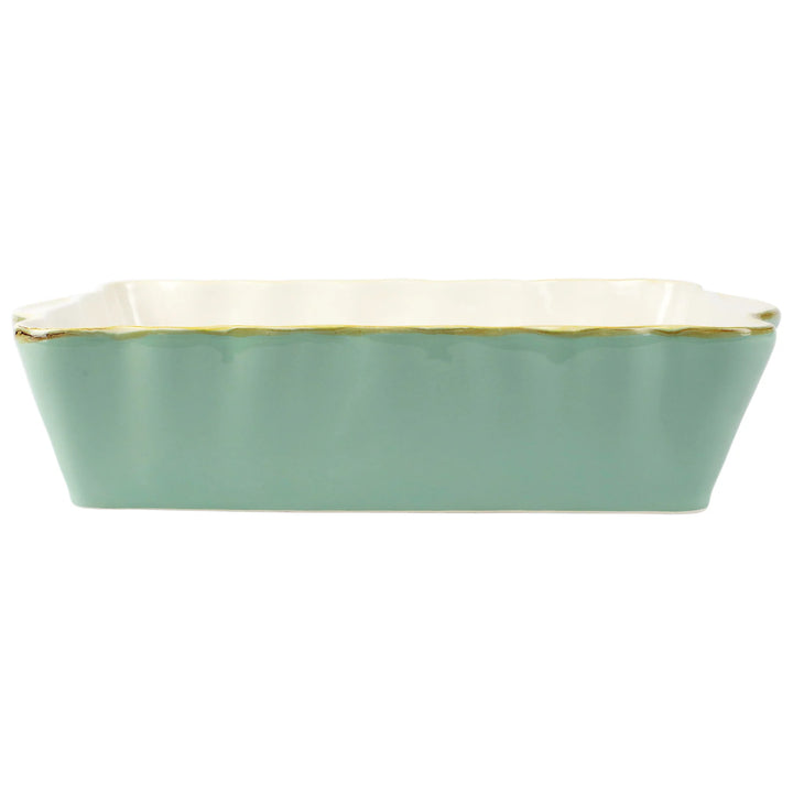 AQUA RECTANGULAR ITALIAN BAKER
