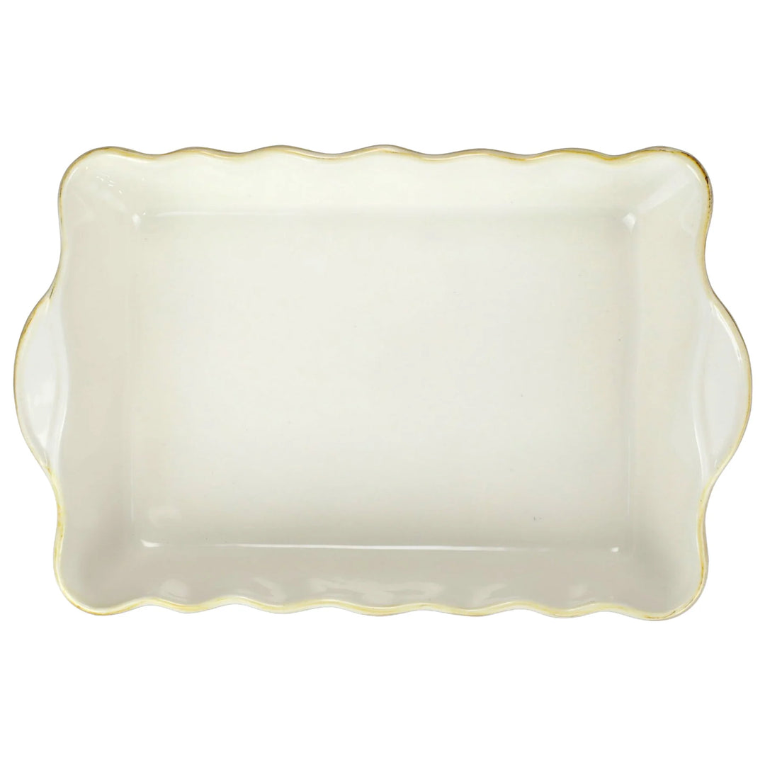 AQUA RECTANGULAR ITALIAN BAKER