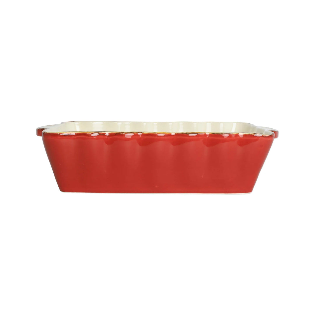 RED RECTANGULAR ITALIAN BAKER