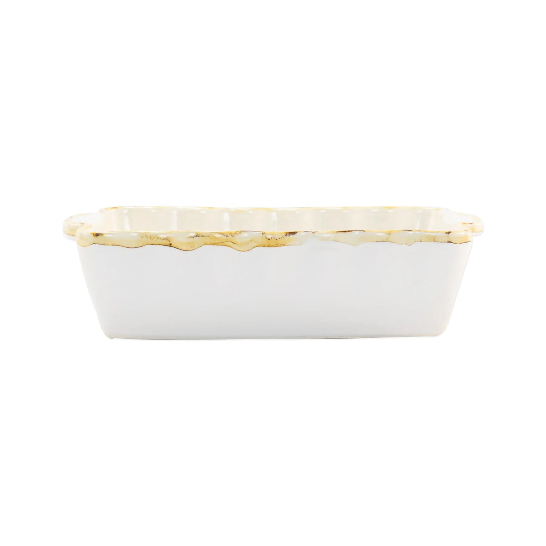WHITE RECTANGULAR ITALIAN BAKER