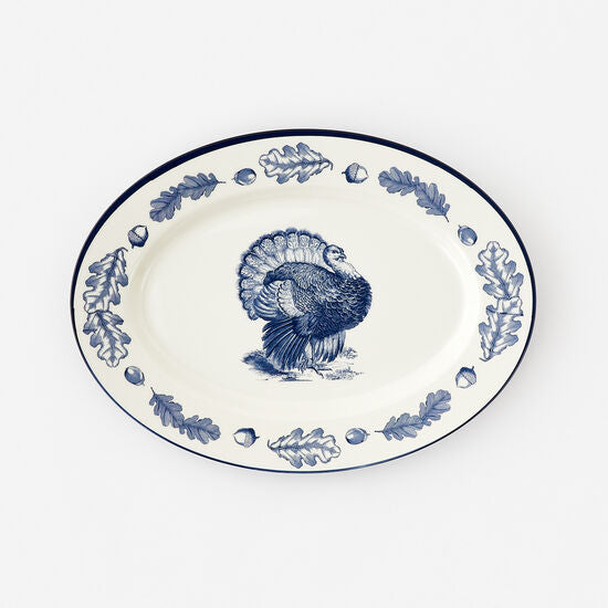 MELAMINE TURKEY OVAL PLATTER