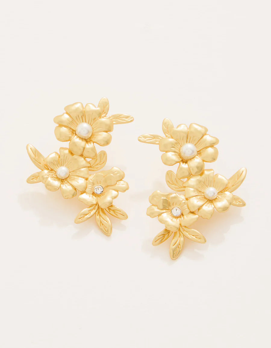 CRYSTAL POSY PARTY EARRINGS