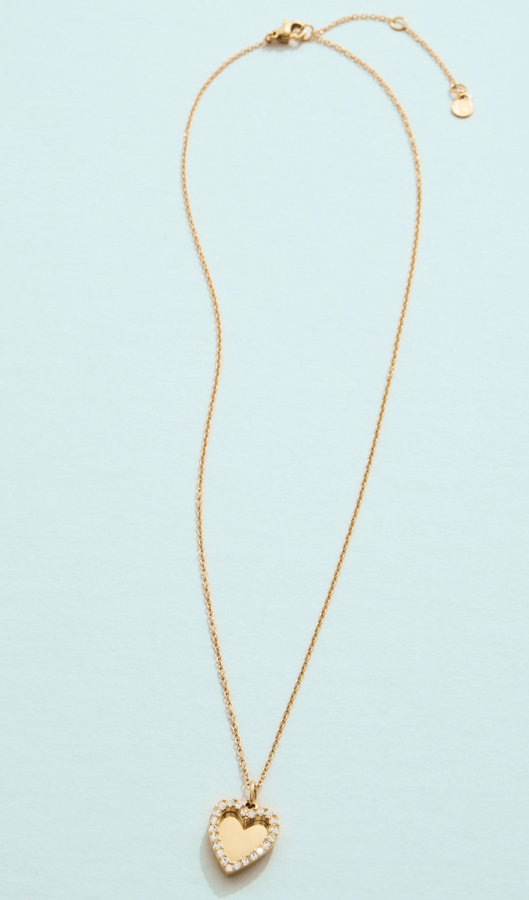 CRYSTAL SWEETHEART NECKLACE 18"