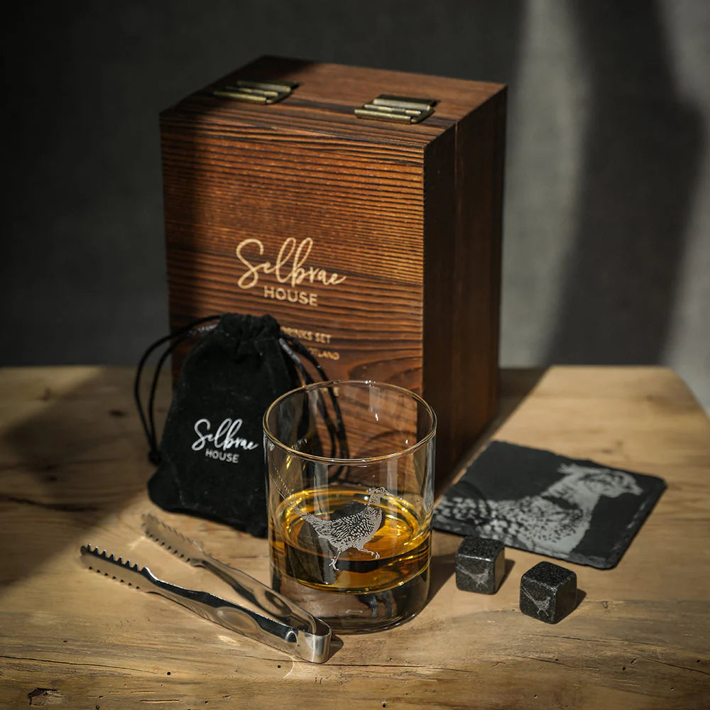 PHEASANT DRINKS SET