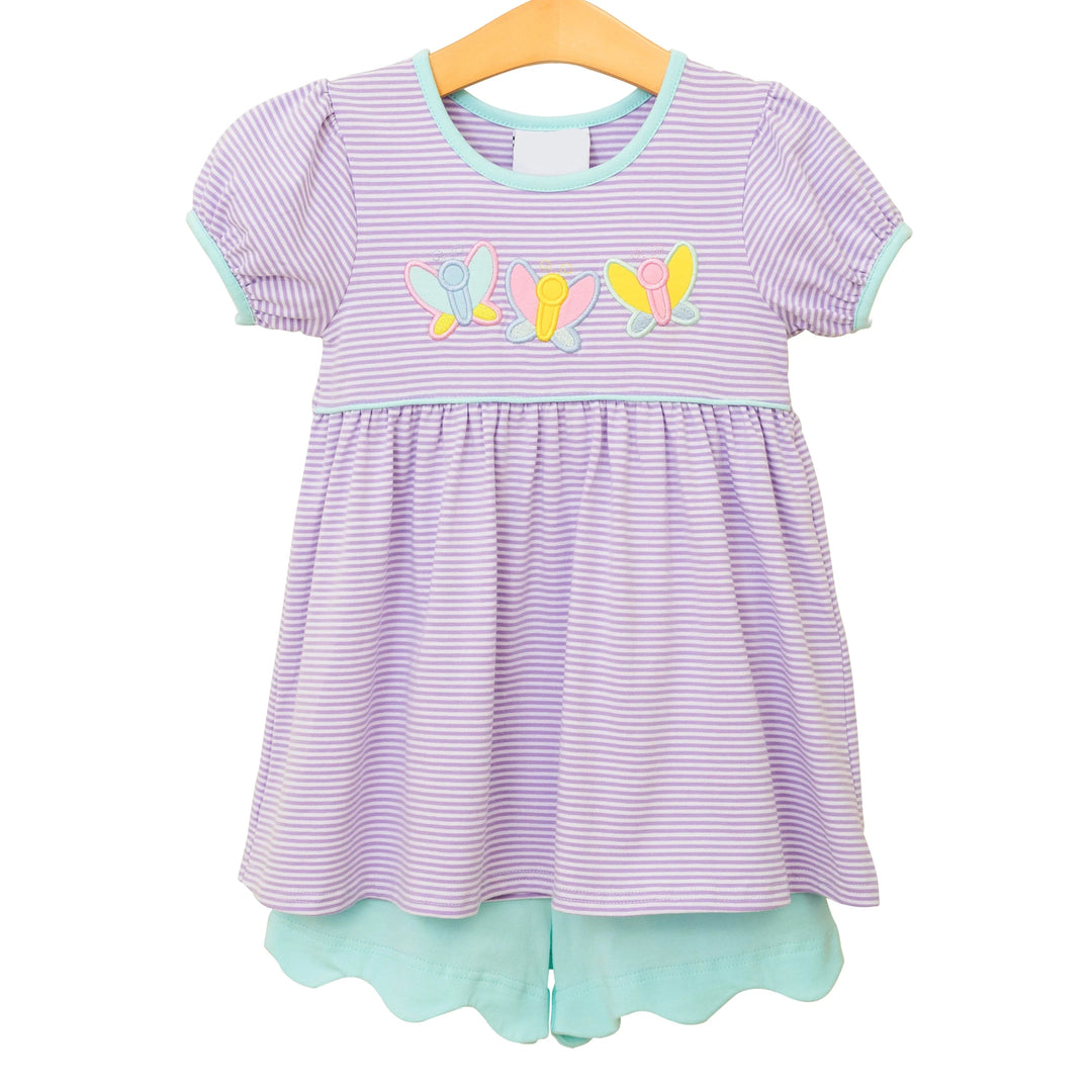 BUTTERFLY TRIO SHORT SET