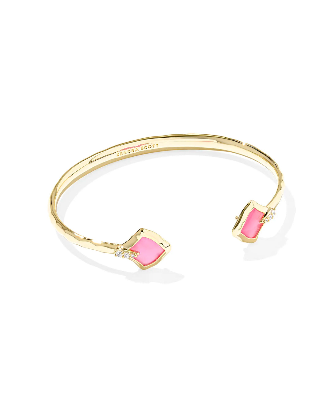 JOELLE CUFF BRACELET, GOLD AZALEA ILLUSION