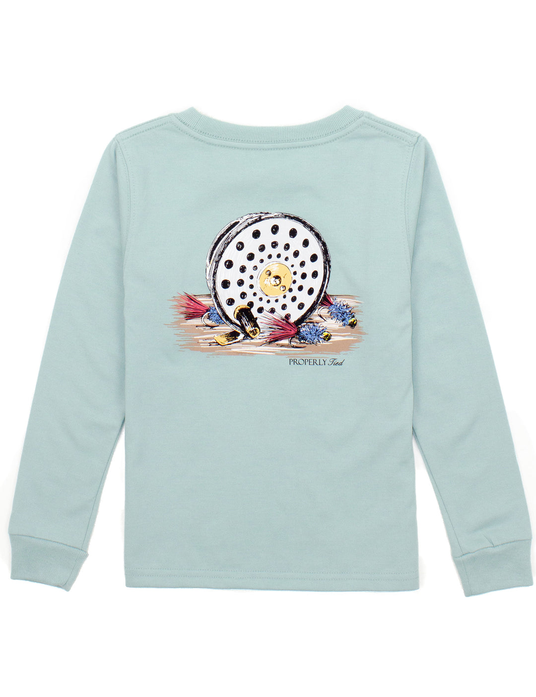 FLY REEL MARINE MIST LONG SLEEVE TEE